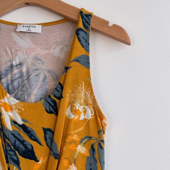 BABATON yellow crop top - Picture 2 of 4